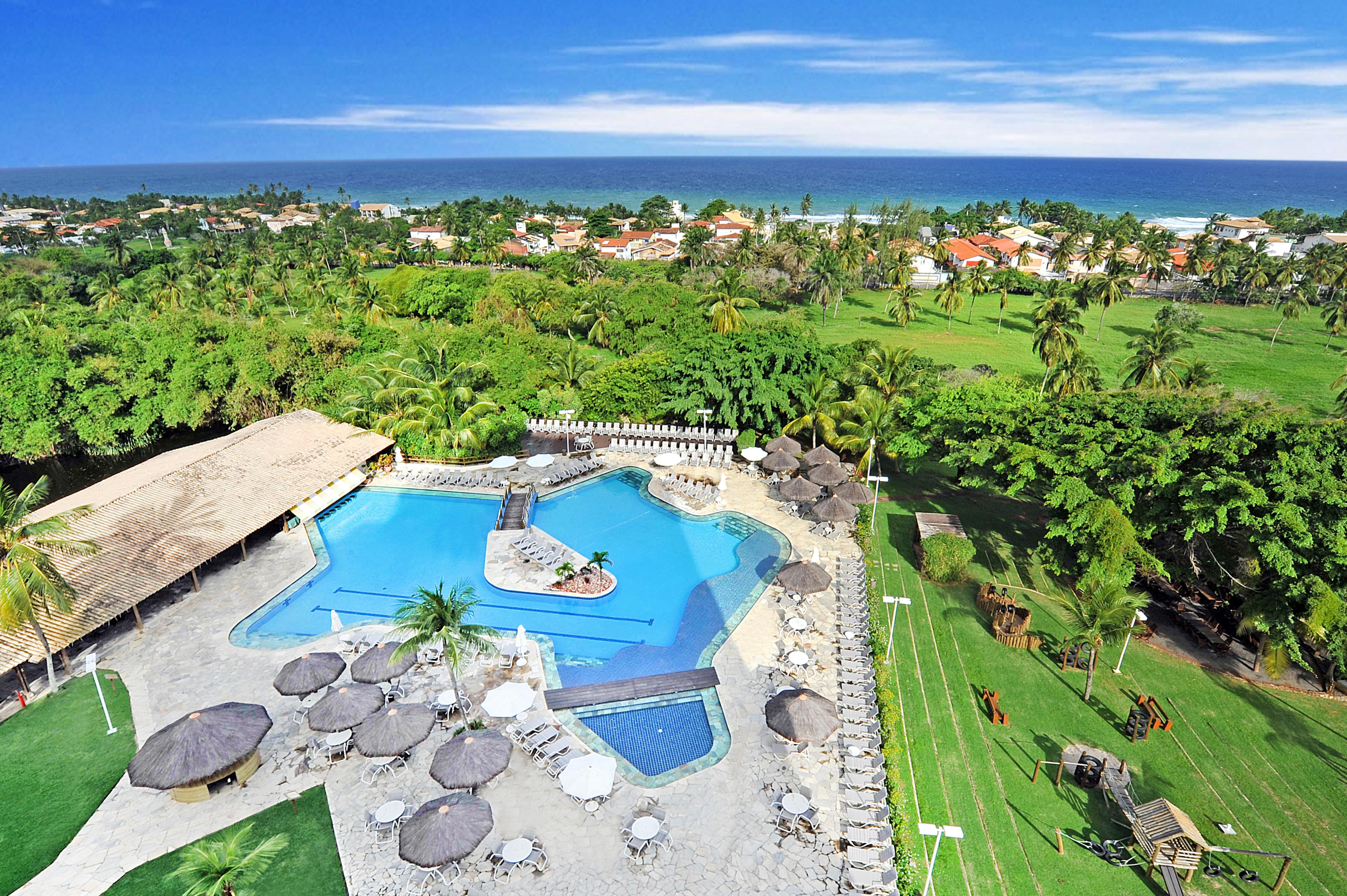 Hotel Deville Prime Салвадор Екстериор снимка Aerial view of the resort